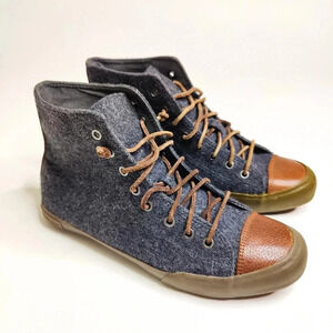 SeeVees Army Issue High Pewter Wool‎ Shoes Men's Size 9.5